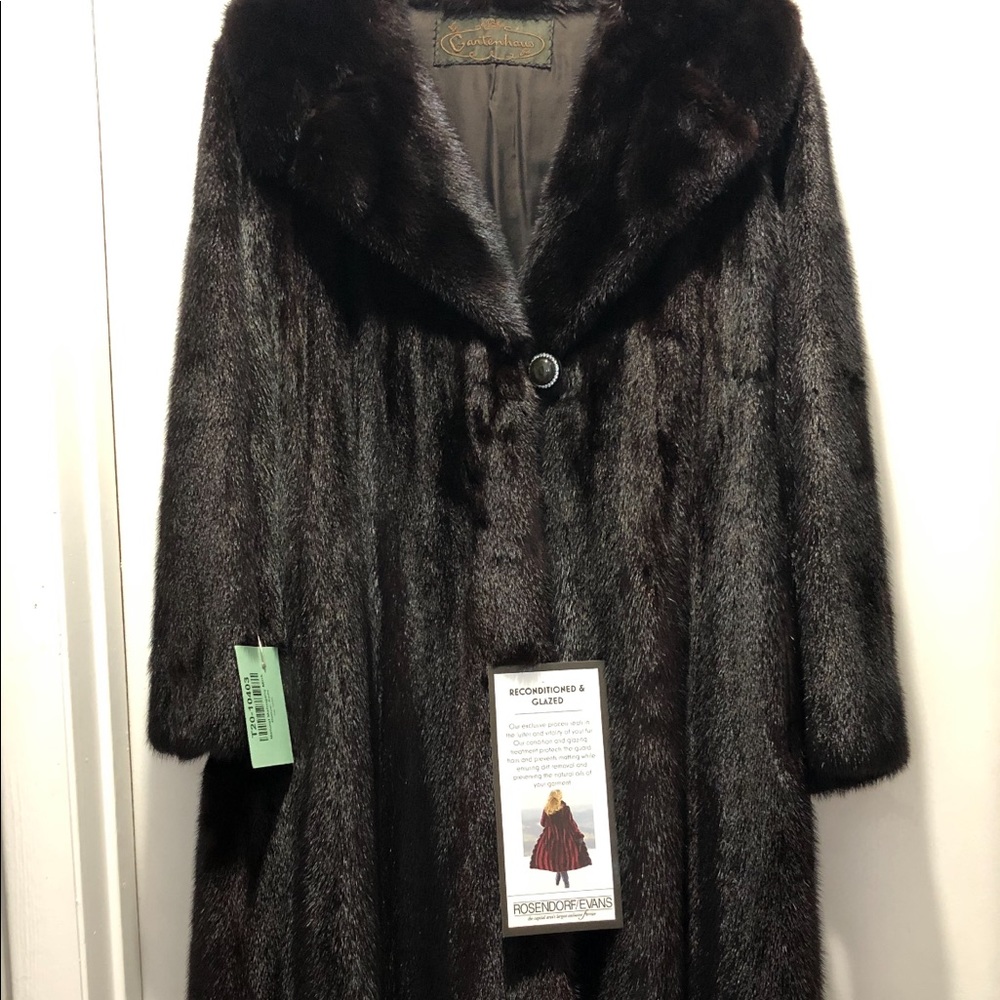 BLACK MINK COAT